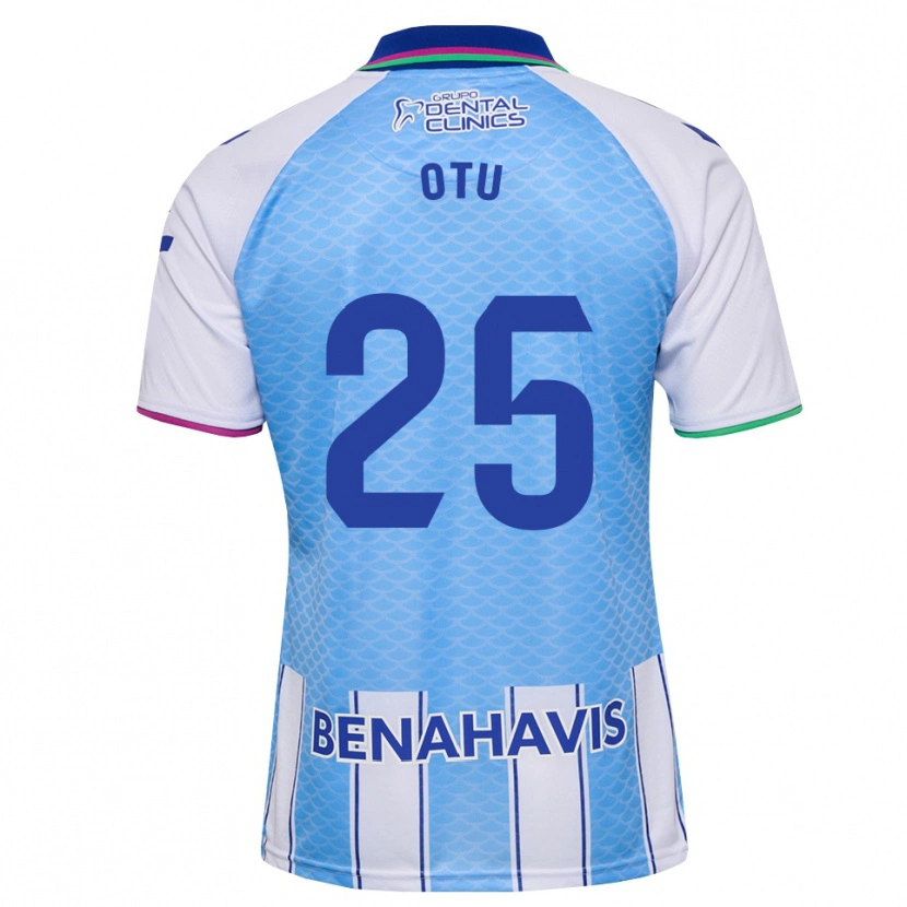 DanxenキッズJoseph Otu#25ディープスカイブルー 白ホームシャツ2026/27ジャージーユニフォーム