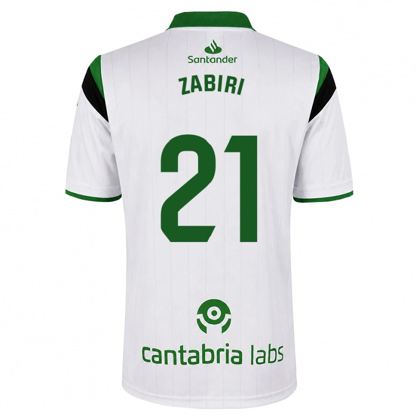 DanxenキッズYassir Zabiri#21白 緑 黒ホームシャツ2026/27ジャージーユニフォーム