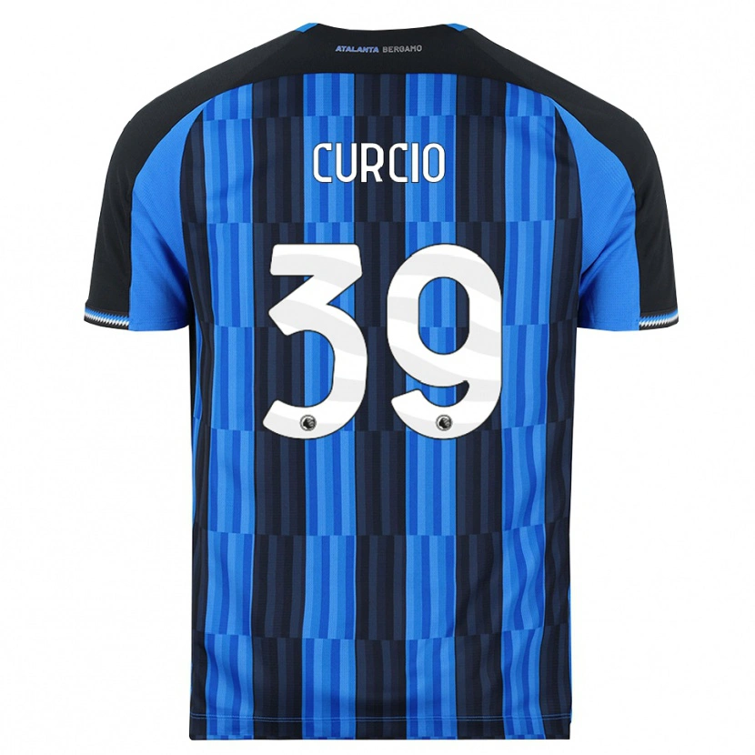 DanxenキッズDaniel Curcio#39ブルー ブラック レッドホームシャツ2026/27ジャージーユニフォーム