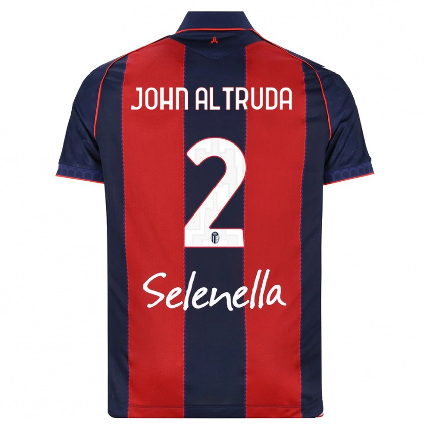 DanxenキッズAlessandro John Altruda#2ロイヤルブルー レッド ホワイトホームシャツ2026/27ジャージーユニフォーム