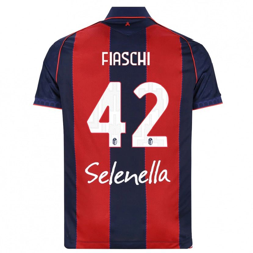 DanxenキッズMarco Fiaschi#42ロイヤルブルー レッド ホワイトホームシャツ2026/27ジャージーユニフォーム