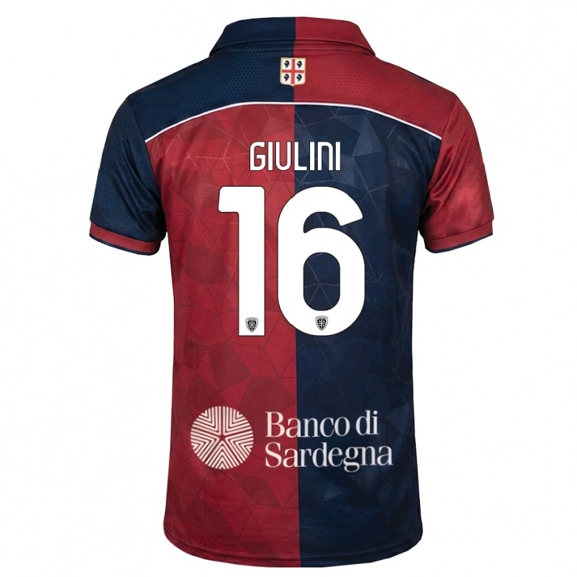 DanxenキッズCarlo Giulini#16バーガンディ ロイヤルブルーホームシャツ2026/27ジャージーユニフォーム