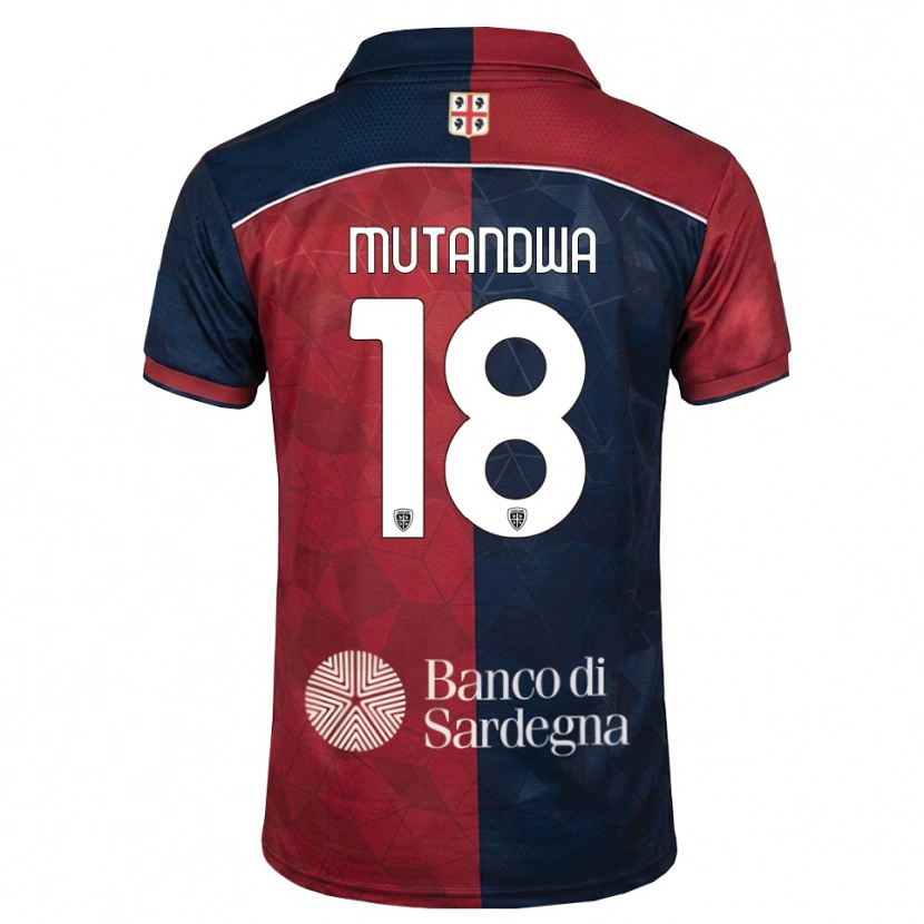 Danxenキッズキングストーン・ムタンドワ#18バーガンディ ロイヤルブルーホームシャツ2026/27ジャージーユニフォーム