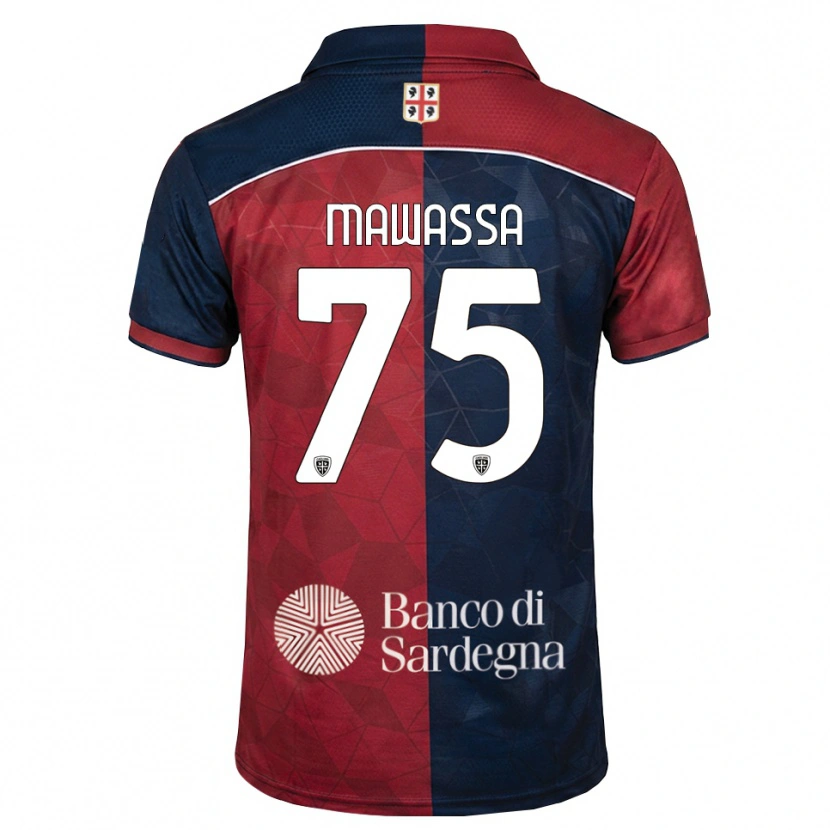 DanxenキッズEnoch Mawassa#75バーガンディ ロイヤルブルーホームシャツ2026/27ジャージーユニフォーム