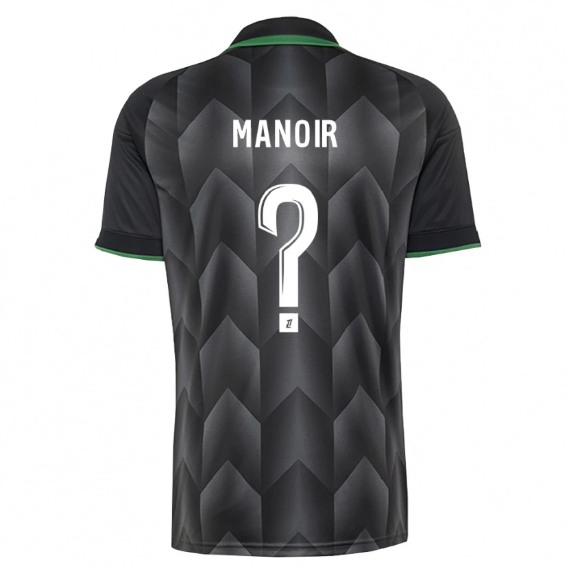 DanxenキッズNael Manoir#0白 黒 緑アウェイシャツ2026/27ジャージーユニフォーム