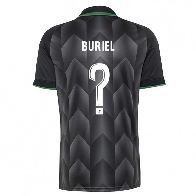 DanxenキッズNoah Buriel#0白 黒 緑アウェイシャツ2026/27ジャージーユニフォーム