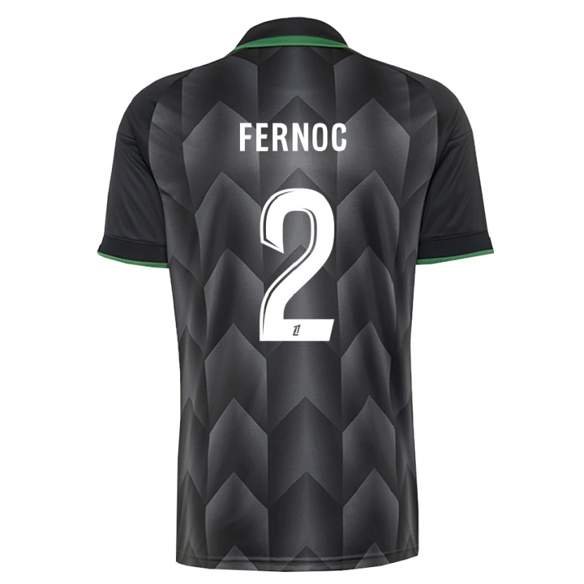 DanxenキッズDjulian Fernoc#2白 黒 緑アウェイシャツ2026/27ジャージーユニフォーム