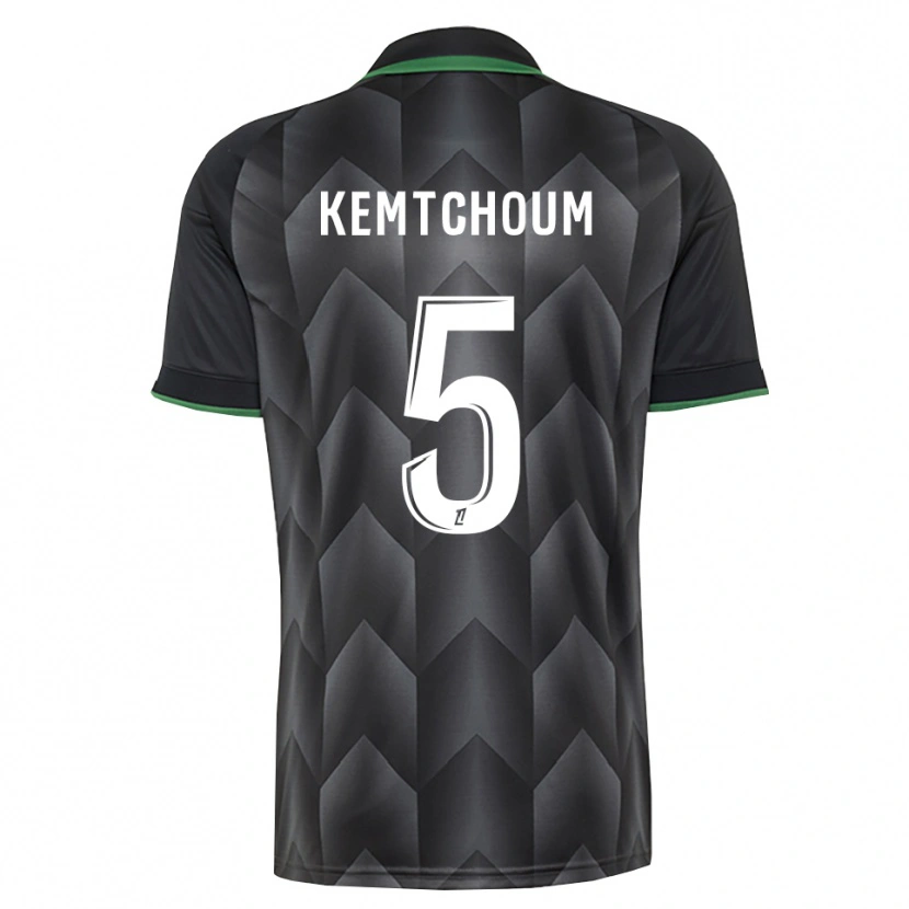 DanxenキッズNoé Kemtchoum#5白 黒 緑アウェイシャツ2026/27ジャージーユニフォーム