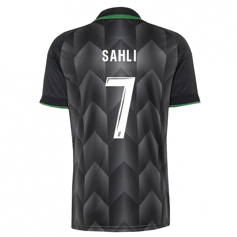 DanxenキッズWael Sahli#7白 黒 緑アウェイシャツ2026/27ジャージーユニフォーム