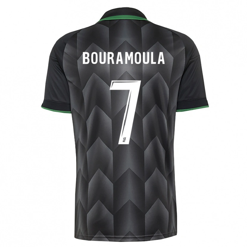 DanxenキッズIlies Bouramoula#7白 黒 緑アウェイシャツ2026/27ジャージーユニフォーム