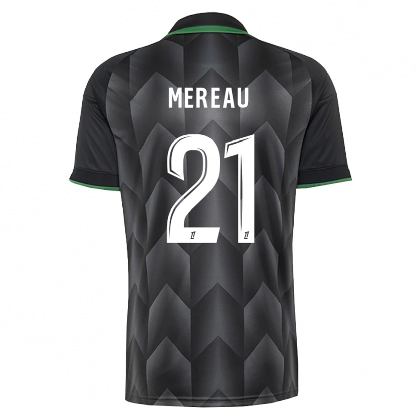DanxenキッズAlizée Mereau#21白 黒 緑アウェイシャツ2026/27ジャージーユニフォーム