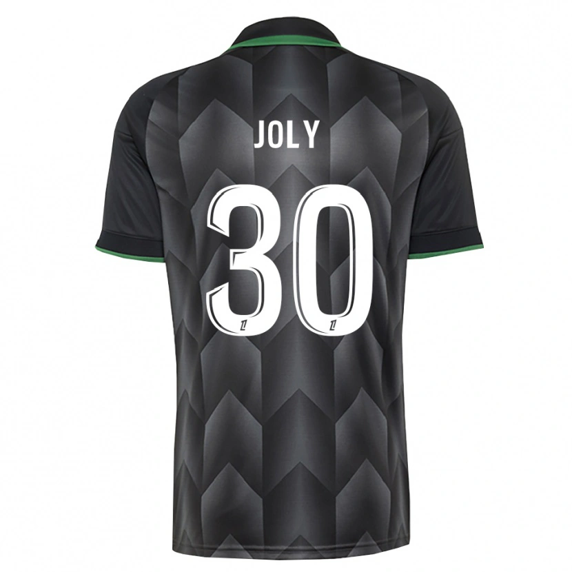 Danxenキッズブランディーヌ・ジョリー#30白 黒 緑アウェイシャツ2026/27ジャージーユニフォーム