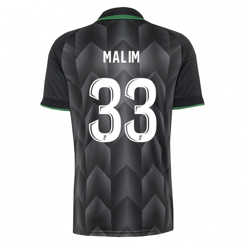 DanxenキッズYasmina Malim#33白 黒 緑アウェイシャツ2026/27ジャージーユニフォーム