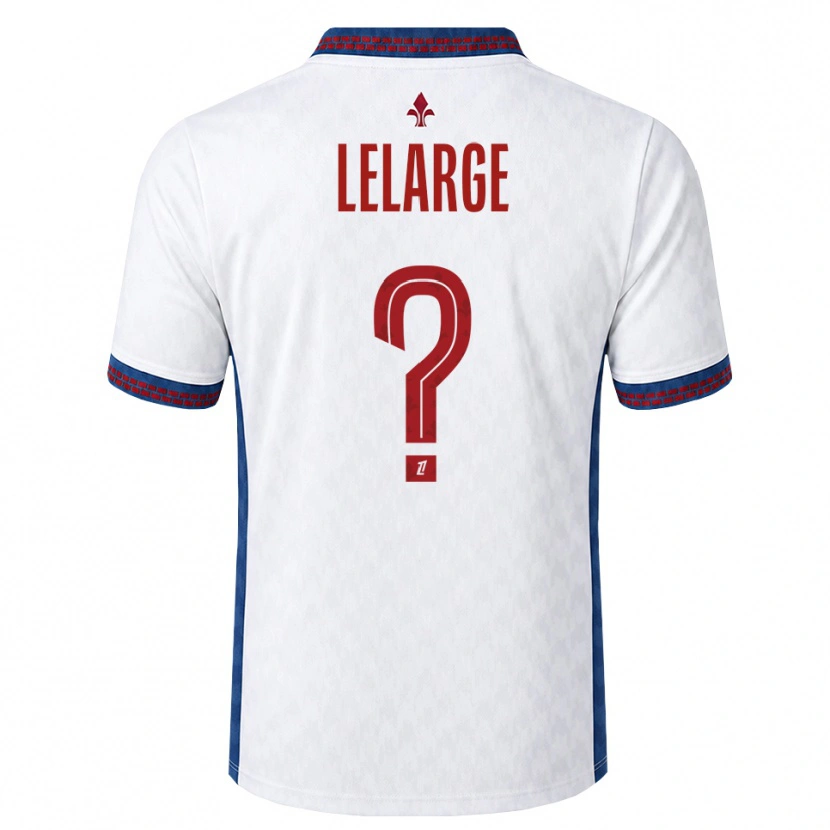 DanxenキッズClaire Lelarge#0赤 白 青アウェイシャツ2026/27ジャージーユニフォーム