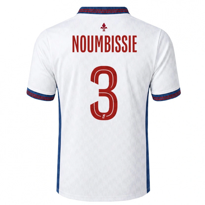 DanxenキッズStéphane Noumbissie#3赤 白 青アウェイシャツ2026/27ジャージーユニフォーム