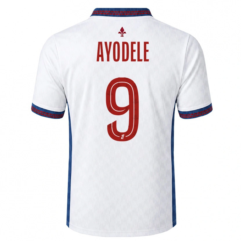 DanxenキッズAdeshina Ayodele#9赤 白 青アウェイシャツ2026/27ジャージーユニフォーム