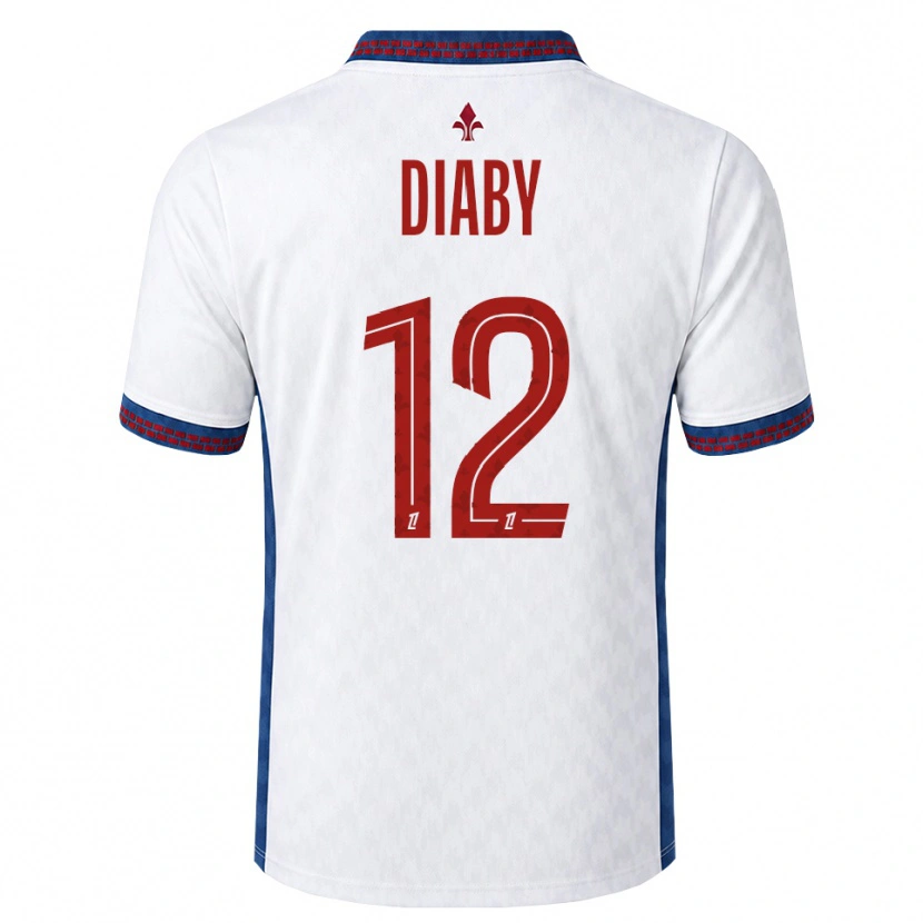 DanxenキッズBafodé Diaby#12赤 白 青アウェイシャツ2026/27ジャージーユニフォーム