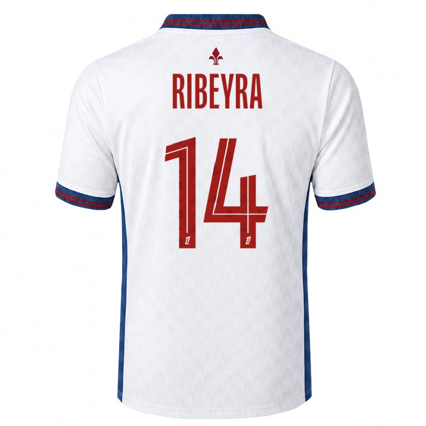 DanxenキッズAnaïs Ribeyra#14赤 白 青アウェイシャツ2026/27ジャージーユニフォーム