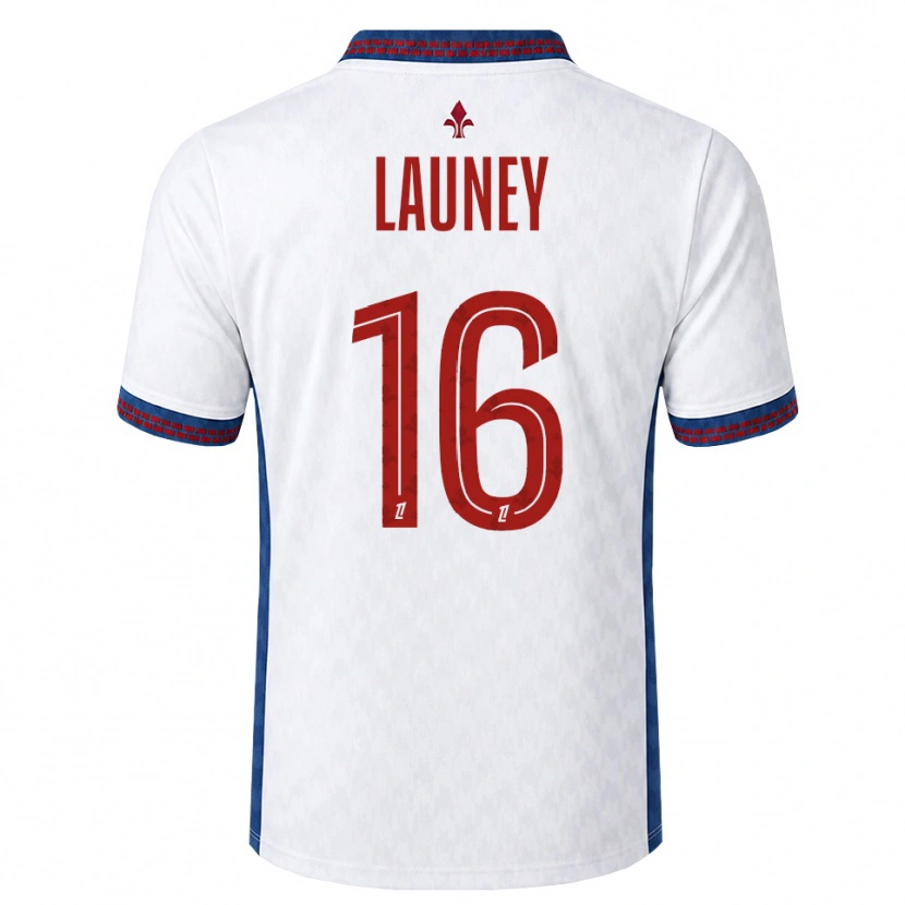 DanxenキッズElisa Launey#16赤 白 青アウェイシャツ2026/27ジャージーユニフォーム