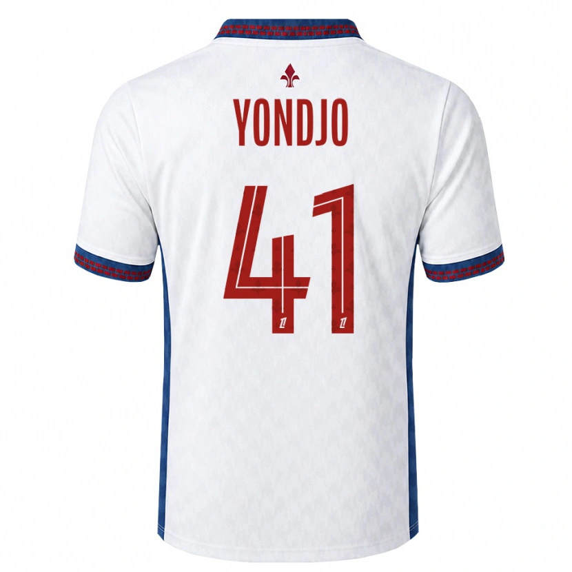 DanxenキッズAngel Yondjo Matah#41赤 白 青アウェイシャツ2026/27ジャージーユニフォーム