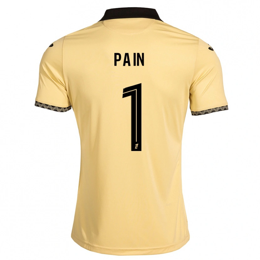 DanxenキッズIlan Pain#1ナバホホワイト 黒アウェイシャツ2026/27ジャージーユニフォーム