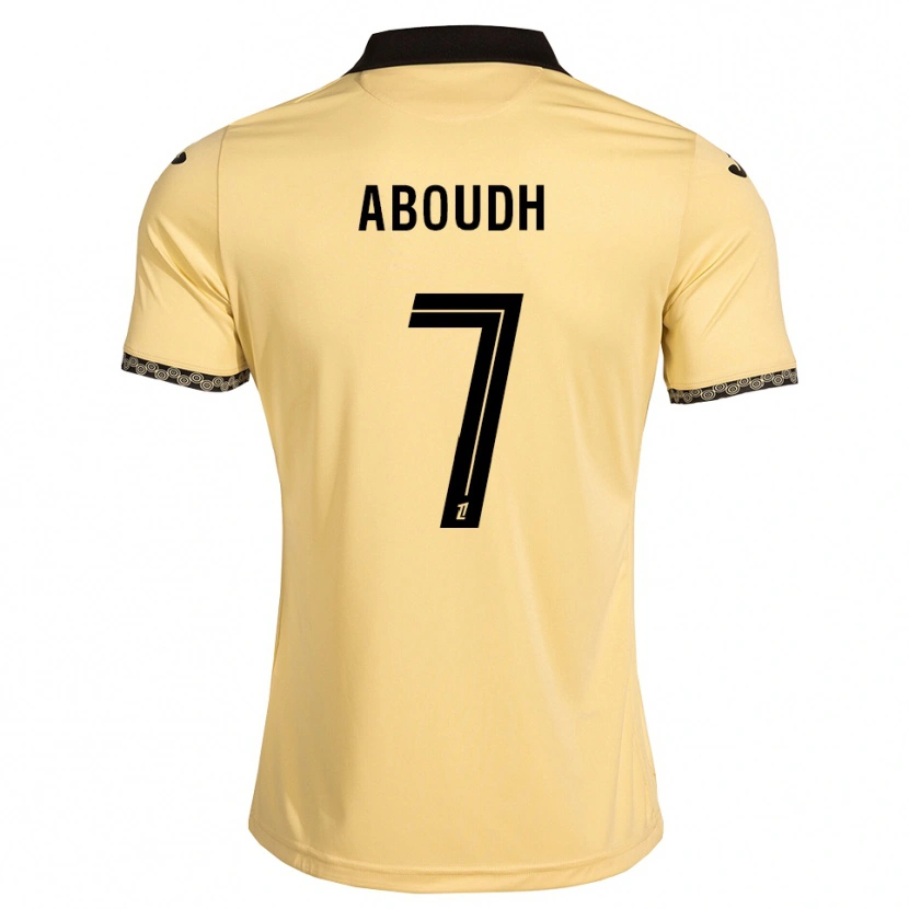 DanxenキッズJules Aboudh#7ナバホホワイト 黒アウェイシャツ2026/27ジャージーユニフォーム