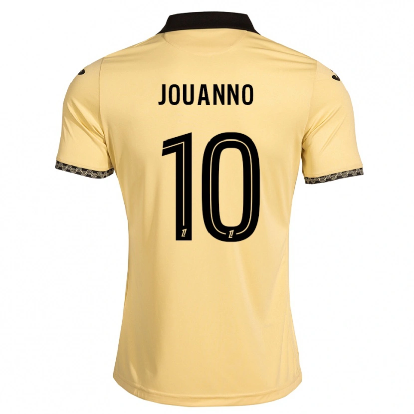 DanxenキッズMathilde Jouanno#10ナバホホワイト 黒アウェイシャツ2026/27ジャージーユニフォーム