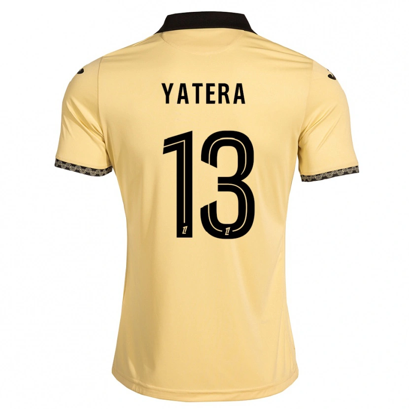 DanxenキッズDemba Yatera#13ナバホホワイト 黒アウェイシャツ2026/27ジャージーユニフォーム