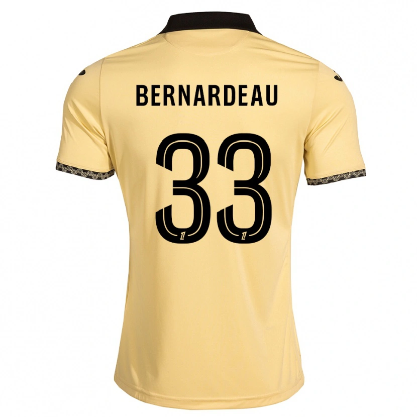 DanxenキッズGabin Bernardeau#33ナバホホワイト 黒アウェイシャツ2026/27ジャージーユニフォーム