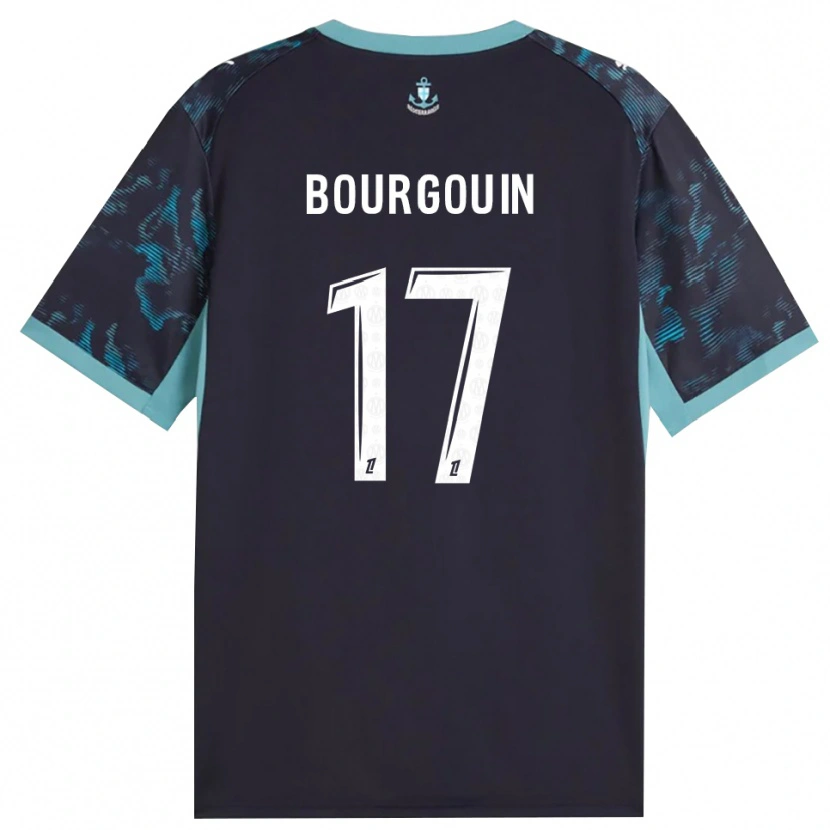 DanxenキッズLaura Bourgouin#17ペールターコイズ 白 黒アウェイシャツ2026/27ジャージーユニフォーム