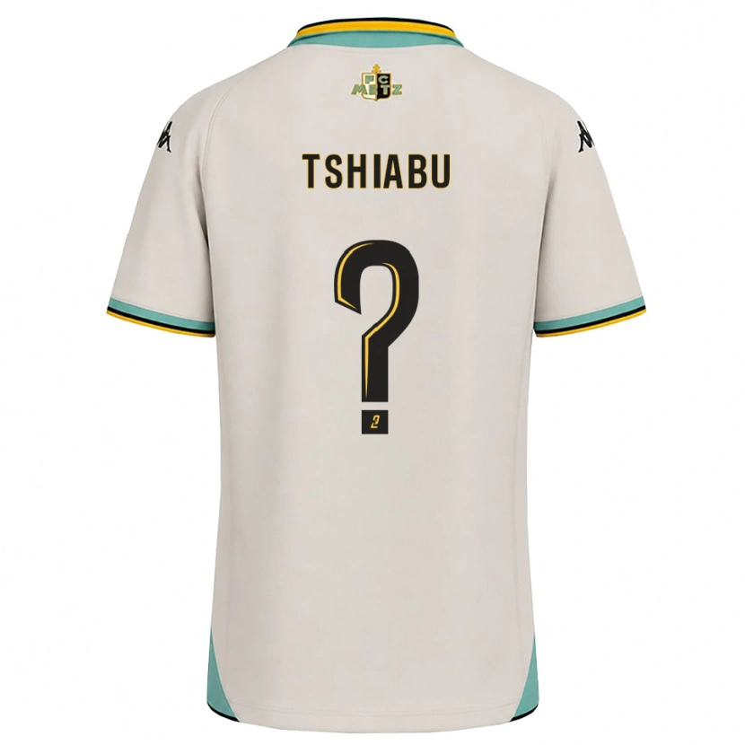 DanxenキッズJoan Tshiabu#0フローラルホワイト 黒アウェイシャツ2026/27ジャージーユニフォーム