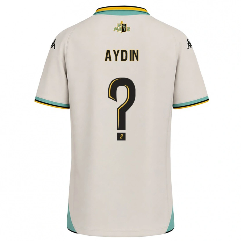 DanxenキッズOguzhan Aydin#0フローラルホワイト 黒アウェイシャツ2026/27ジャージーユニフォーム