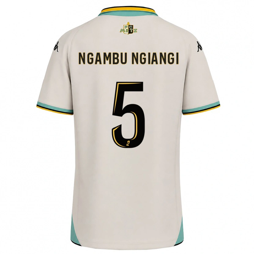 DanxenキッズEsther Ngambu Ngiangi#5フローラルホワイト 黒アウェイシャツ2026/27ジャージーユニフォーム