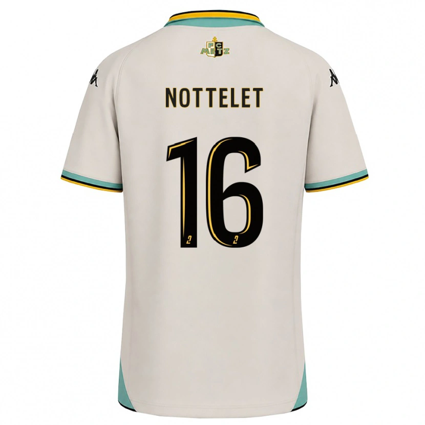 DanxenキッズGillian Nottelet#16フローラルホワイト 黒アウェイシャツ2026/27ジャージーユニフォーム