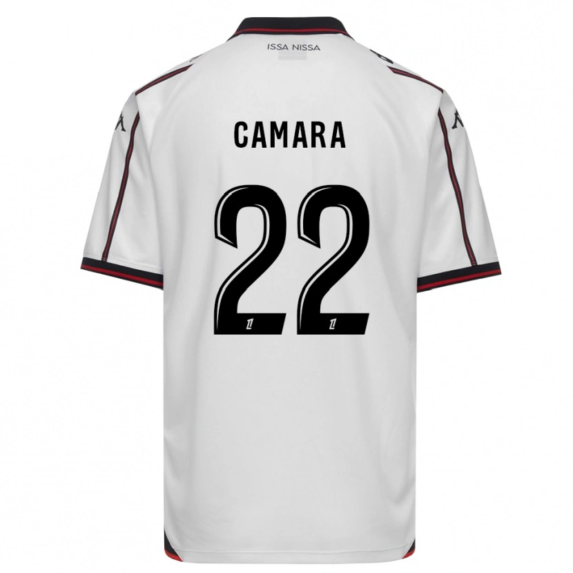 Danxenキッズイシアガ・カマラ#22黒 白アウェイシャツ2026/27ジャージーユニフォーム