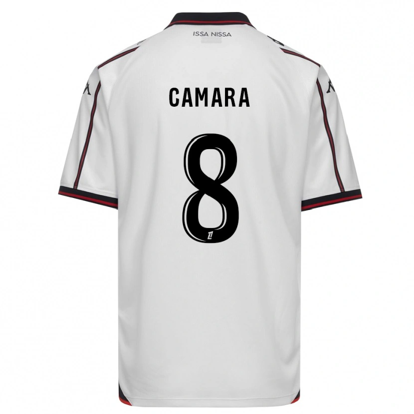 DanxenキッズAboulaye Camara#8黒 白アウェイシャツ2026/27ジャージーユニフォーム