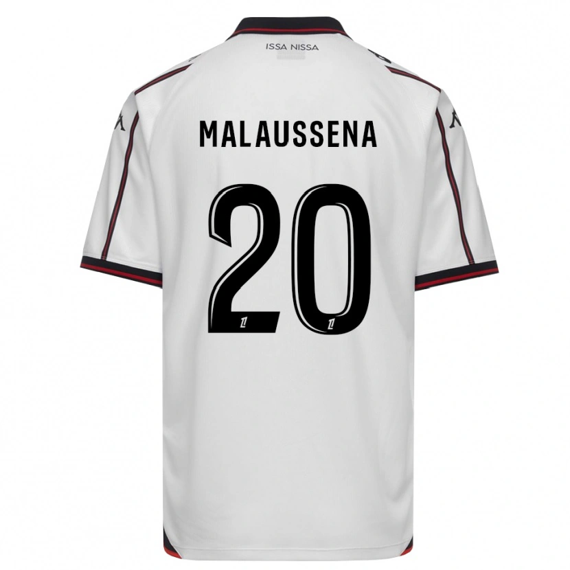 DanxenキッズAngela Malaussena#20黒 白アウェイシャツ2026/27ジャージーユニフォーム