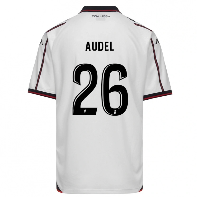 DanxenキッズJohan Audel#26黒 白アウェイシャツ2026/27ジャージーユニフォーム