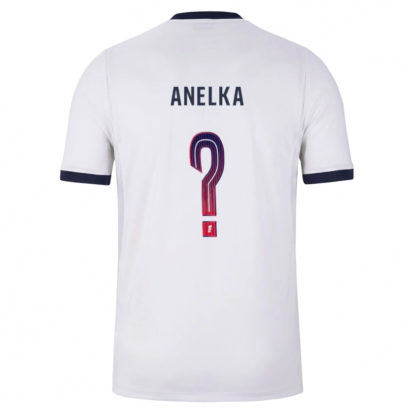 DanxenキッズKaïs Anelka#0白黒赤アウェイシャツ2026/27ジャージーユニフォーム