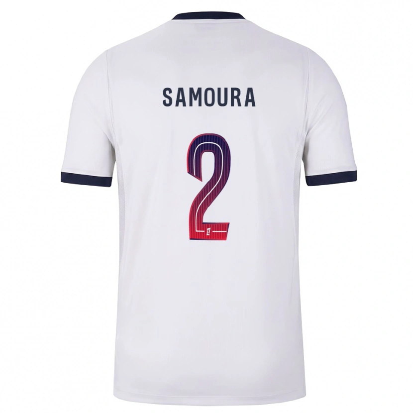 Danxenキッズティニバ・サモウラ#2白黒赤アウェイシャツ2026/27ジャージーユニフォーム