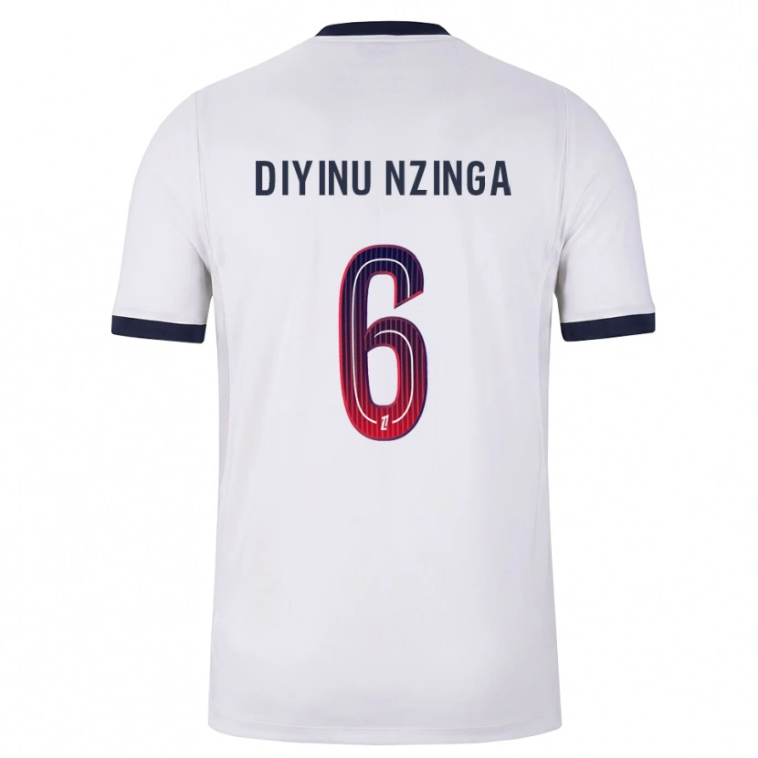 DanxenキッズVainqueur Nzinga#6白黒赤アウェイシャツ2026/27ジャージーユニフォーム