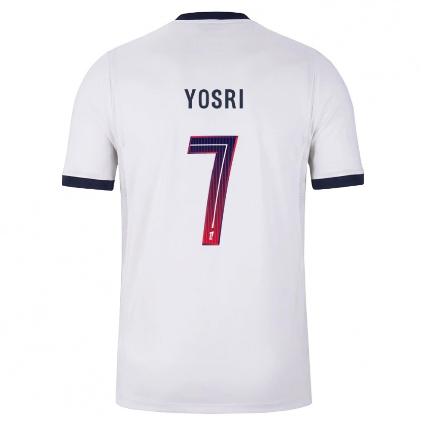 DanxenキッズBouzid Yosri#7白黒赤アウェイシャツ2026/27ジャージーユニフォーム