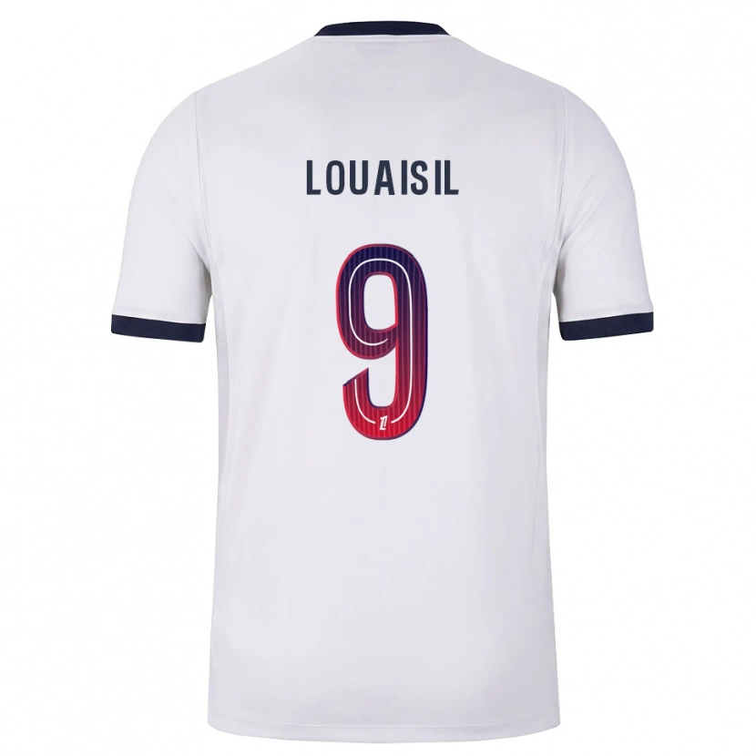 DanxenキッズKévin Louaisil#9白黒赤アウェイシャツ2026/27ジャージーユニフォーム