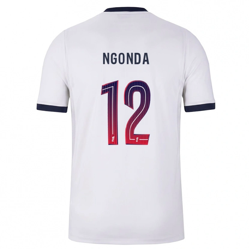 DanxenキッズMerdi Ngonda#12白黒赤アウェイシャツ2026/27ジャージーユニフォーム