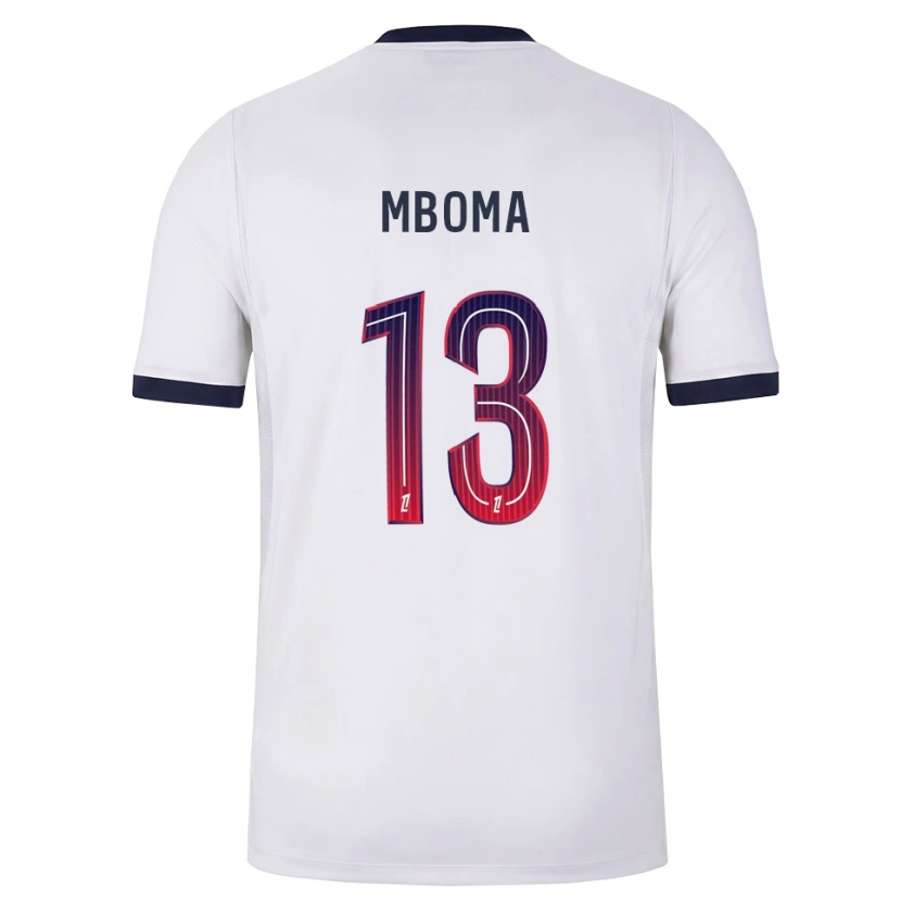 DanxenキッズHarryl Mboma#13白黒赤アウェイシャツ2026/27ジャージーユニフォーム