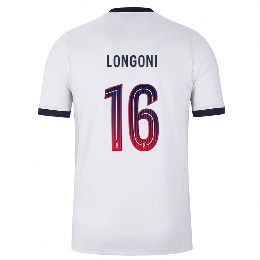 DanxenキッズAlessandro Longoni#16白黒赤アウェイシャツ2026/27ジャージーユニフォーム