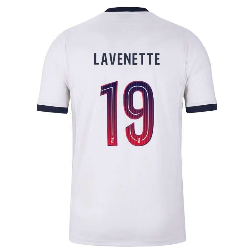 DanxenキッズMathias Lavenette#19白黒赤アウェイシャツ2026/27ジャージーユニフォーム