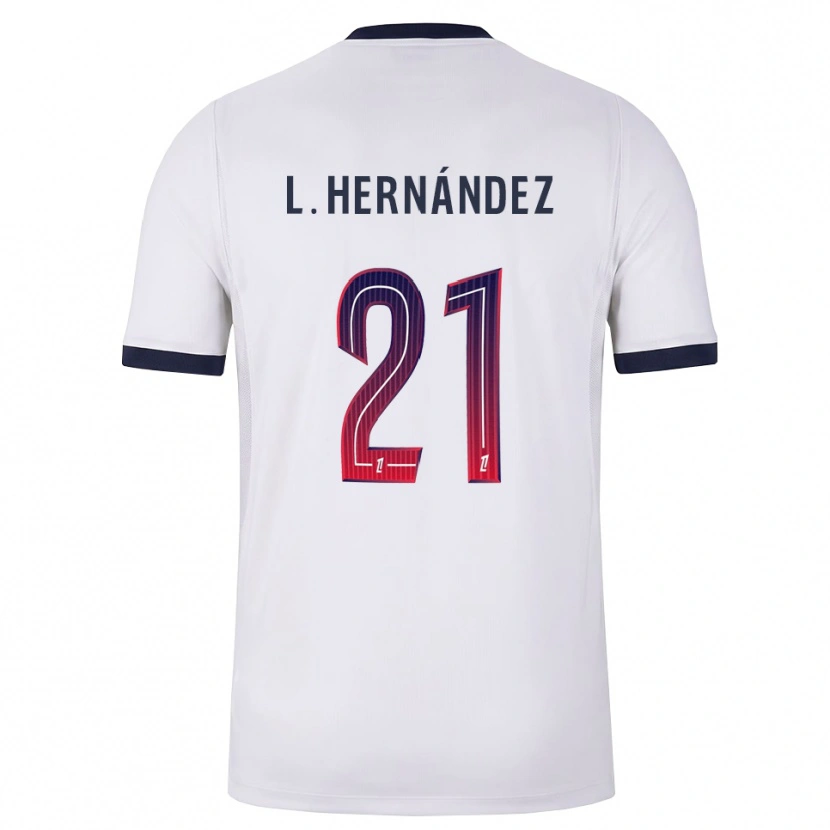 Danxenキッズリュカ・エルナンデス#21白黒赤アウェイシャツ2026/27ジャージーユニフォーム