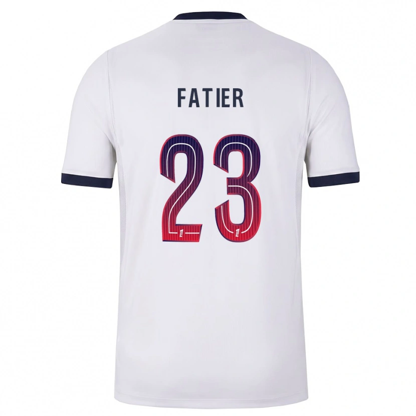 DanxenキッズNoémie Fatier#23白黒赤アウェイシャツ2026/27ジャージーユニフォーム