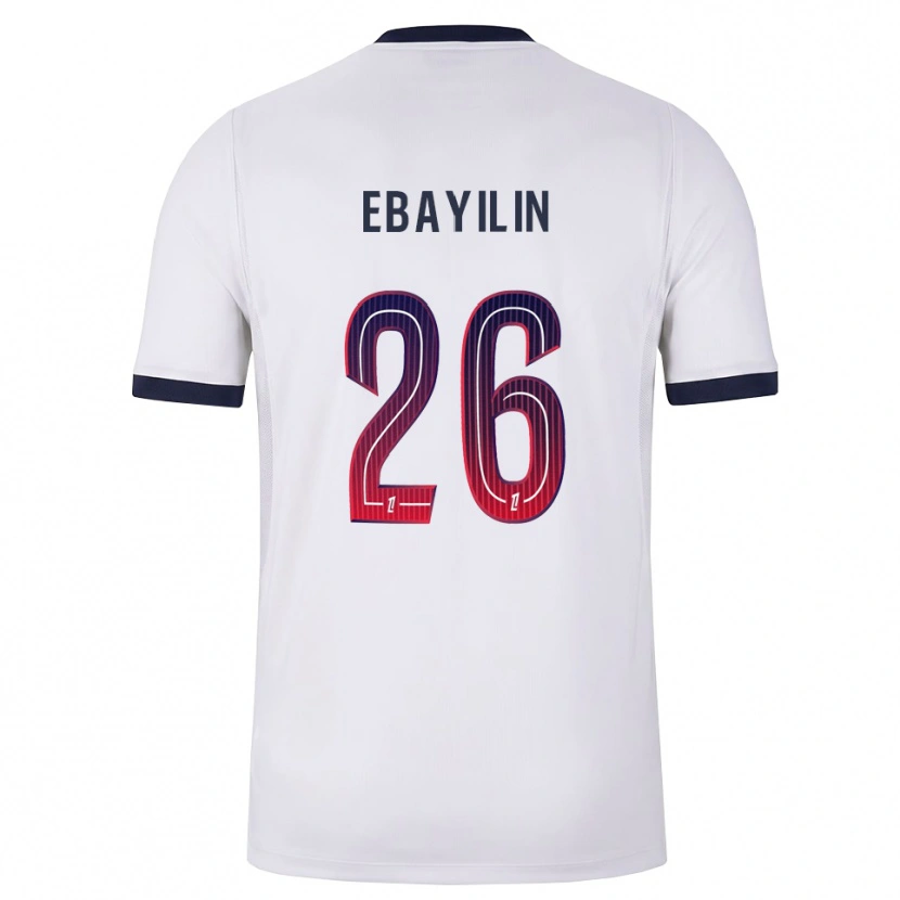 DanxenキッズAnaïs Ebayilin#26白黒赤アウェイシャツ2026/27ジャージーユニフォーム